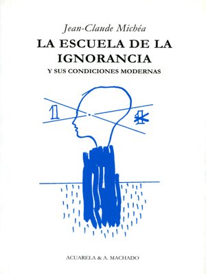 cover image of La escuela de la ignorancia